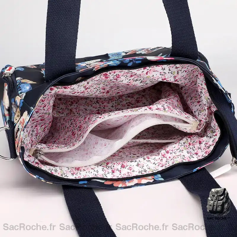Sac À Main Floral Femme Dos