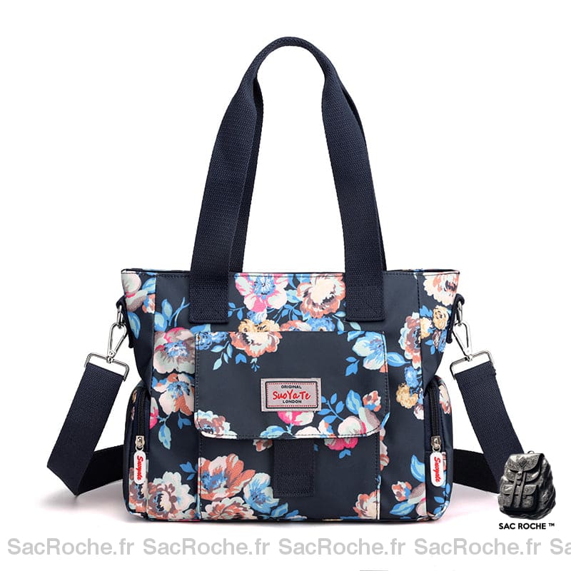 Sac À Main Floral Femme Dos