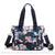 Sac à main floral femme - modèle Noir - Sac Roche ™