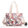 Sac à main à motif floral pour femme avec un fond blanc