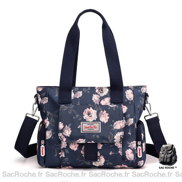 Sac à main à motif floral pour femme