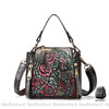 Sac À Main Floral Petit Bandoulière Gris Main Femme