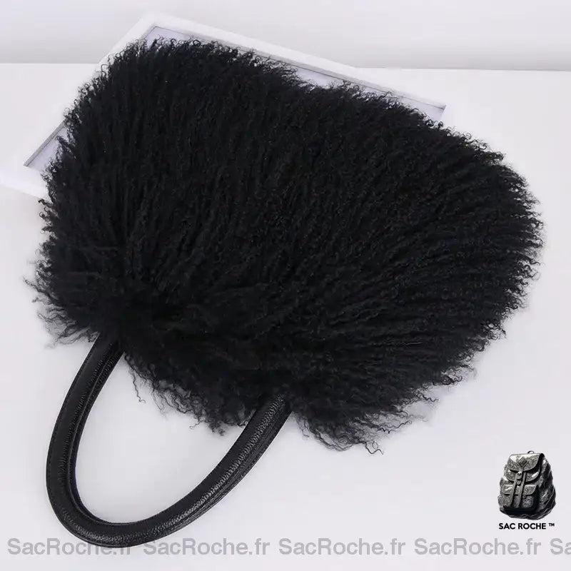 Sac À Main Fourrure Cuir Artificiel Dos Femme