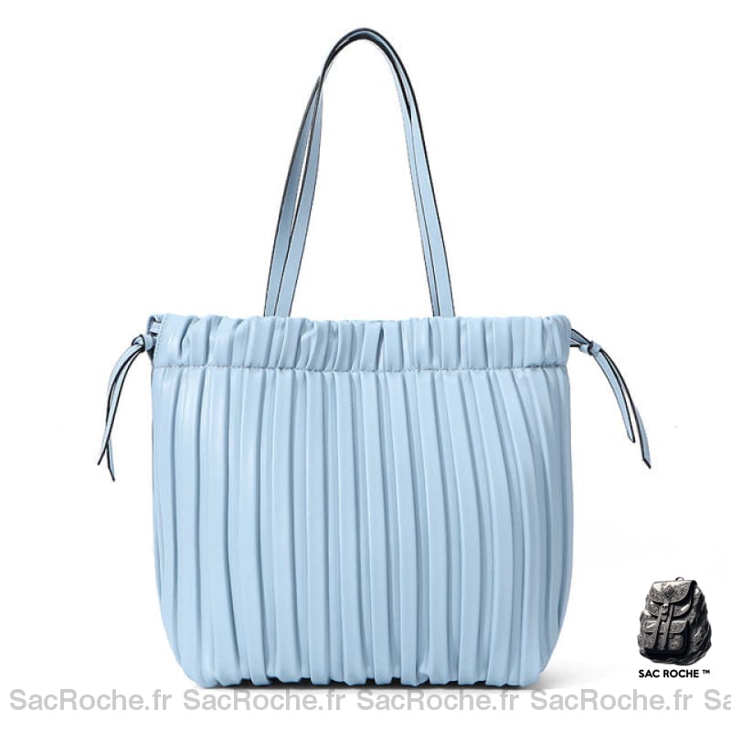 Sac À Main Grand Capacité - Style Fourre Tout Coloré Bleu Sac Main Femme