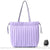 Sac à Main Grand Capacité - Style Fourre Tout Coloré - modèle Violet - Sac Roche ™