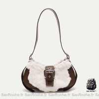 Sac à Main Hiver Femme - modèle Marron - Sac Roche ™