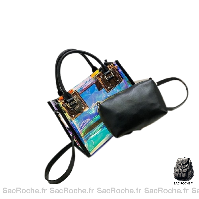 Sac À Main Holographique Femme Noir