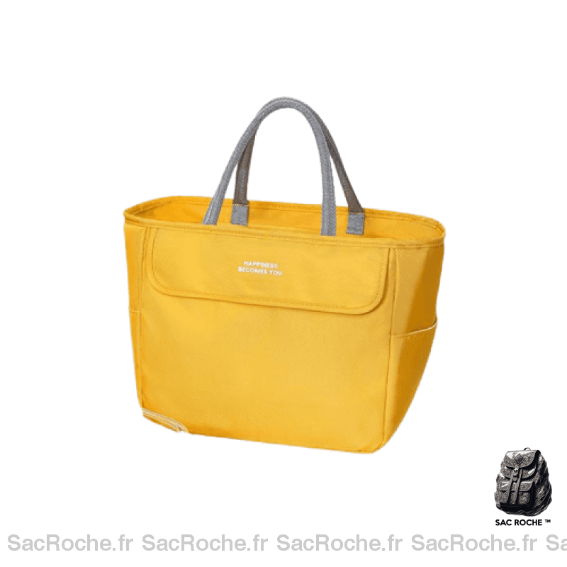 Sac À Main Isotherme Femme Jaune (S) Main Femme