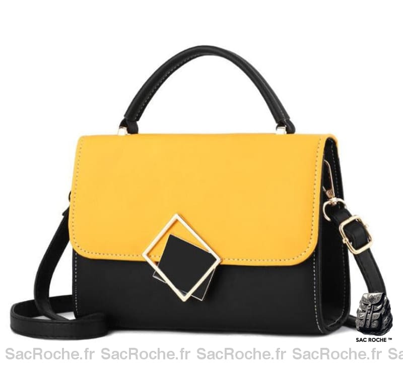 Sac À Main Jaune Noir Petit Petit Sac