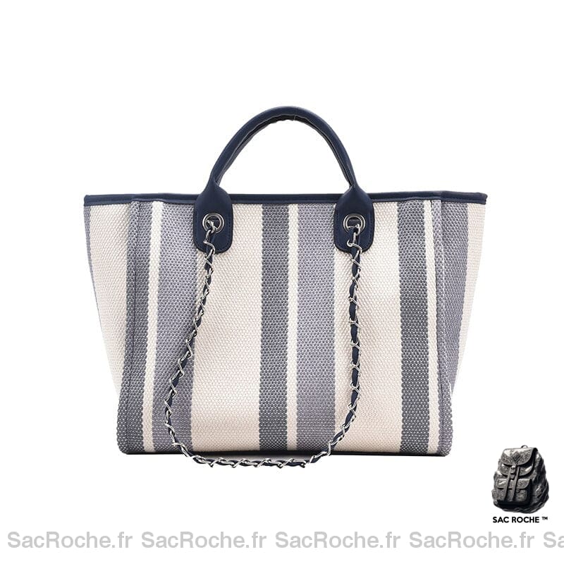 Sac À Main Lin Petit Léger Bleu Main Femme