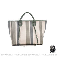 Sac à main lin petit léger - modèle Vert clair - Sac Roche ™