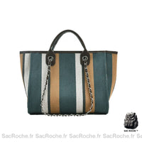 Sac à main lin petit léger - modèle Vert - Sac Roche ™