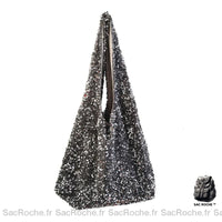 Sac à main luxe femme - modèle Argenté - Sac Roche ™