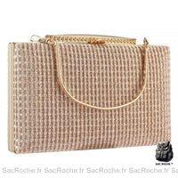 Sac à main mariage femme - modèle Champagne / 20x13.5x40cm - Sac Roche ™