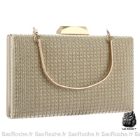 Sac à main mariage femme - modèle Or / 20x13.5x40cm - Sac Roche ™