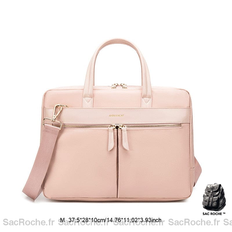 Sac À Main Pc Femme Rose À