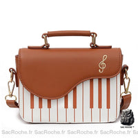 Sac à main piano, petit modèle - modèle Marron - Sac Roche ™