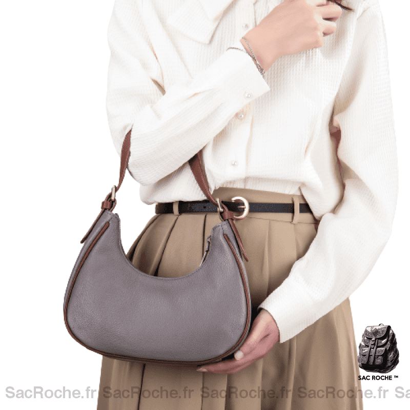 Sac À Main Printemps 2019 Femme Gris / 24X8X19Cm Main Femme