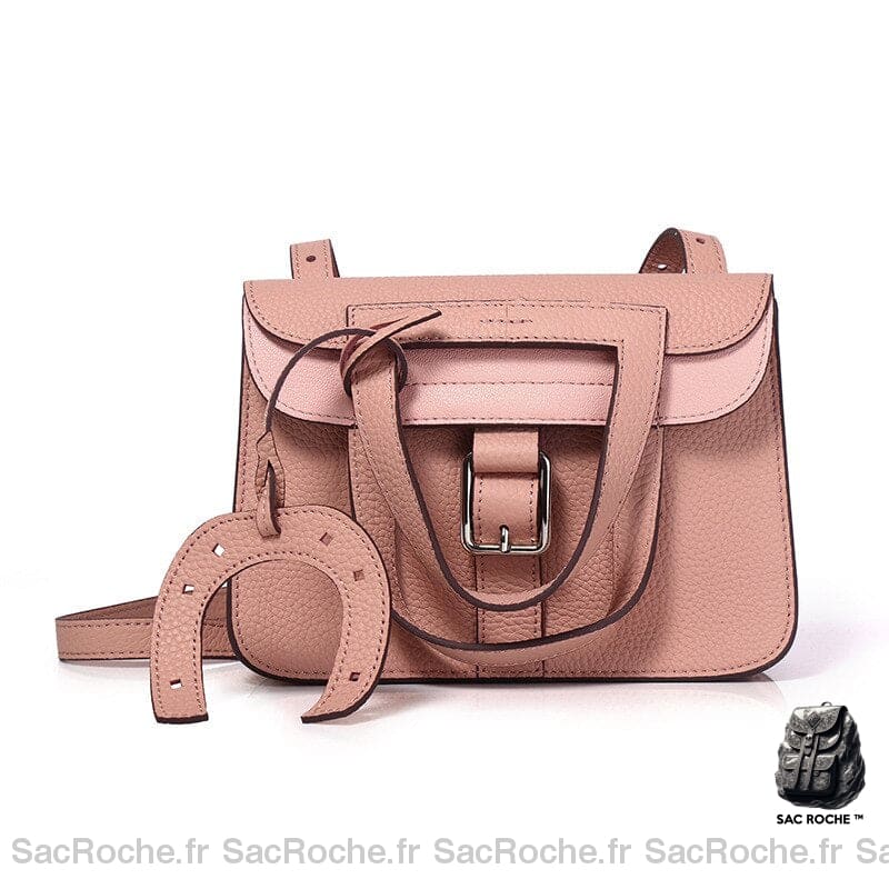 Sac À Main Rabat Femme Rose / 21X6X15Cm Main Femme