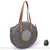 Sac à Main Rond Paille Style Boho - modèle Gris - Sac Roche ™