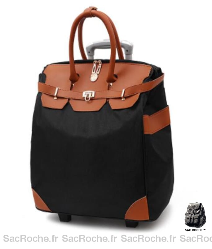 Sac À Main Roulettes Femme Noir / 40X46X24Cm Main Femme