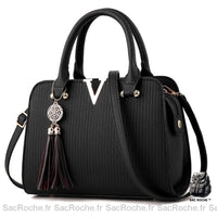 Sac À Main Styliste Petit Et Tendance. Noir Main Femme