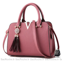 Sac à main styliste, petit et tendance. - modèle Rose - Sac Roche ™