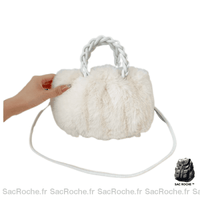 Sac à Main Tendance Femme 2019 - modèle Blanc - Sac Roche ™