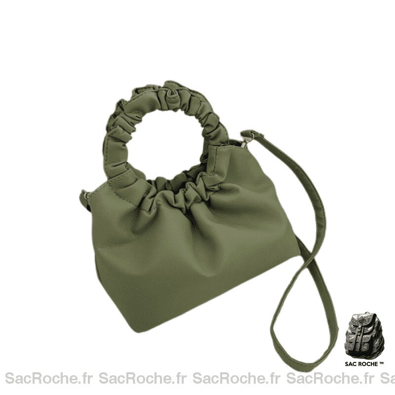 Sac À Main Tendance Printemps Été Femme Vert / 24X21Cm Main Femme