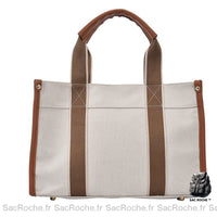 Sac À Main Toile Couleur Camel Main Femme