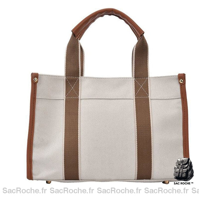 Sac À Main Toile Couleur Camel Main Femme