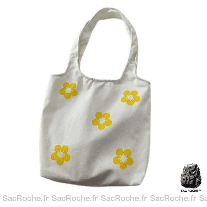 Sac À Main Toile Léger Blanc Main Femme