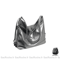 Sac à main transformable femme - modèle Argenté - Sac Roche ™