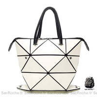 Sac à main triangle femme luxe - modèle Blanc - Sac Roche ™