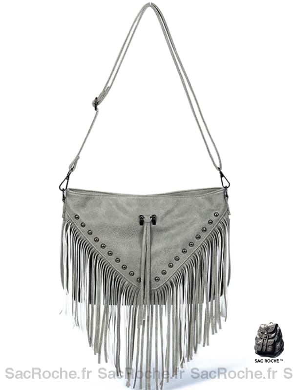 Sac À Main Vegan Femme Gris Main Femme