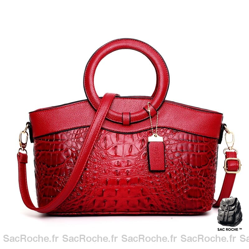 Sac À Main Vintage Femme Petit Rouge Petit Sac