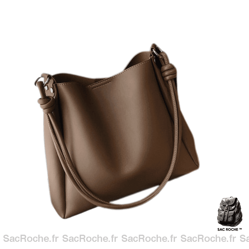 Sac À Main Vintage Pour Les Cours Marron Main Cours