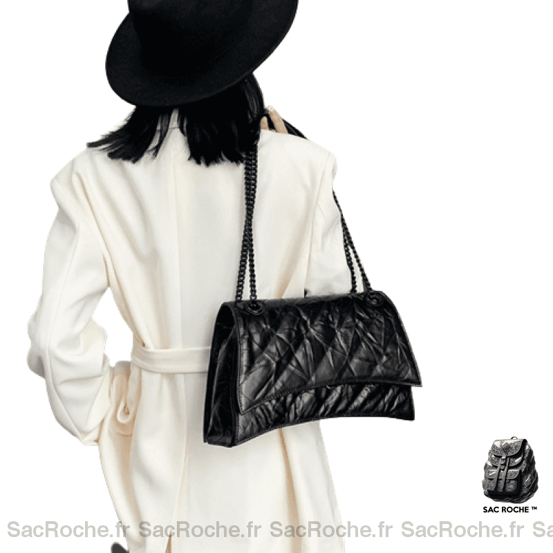 Sac À Mains Noir Femme Compact Main Femme