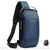 Sac Antivol Bandoulière Homme Sécurisé - modèle Bleu - Sac Roche ™