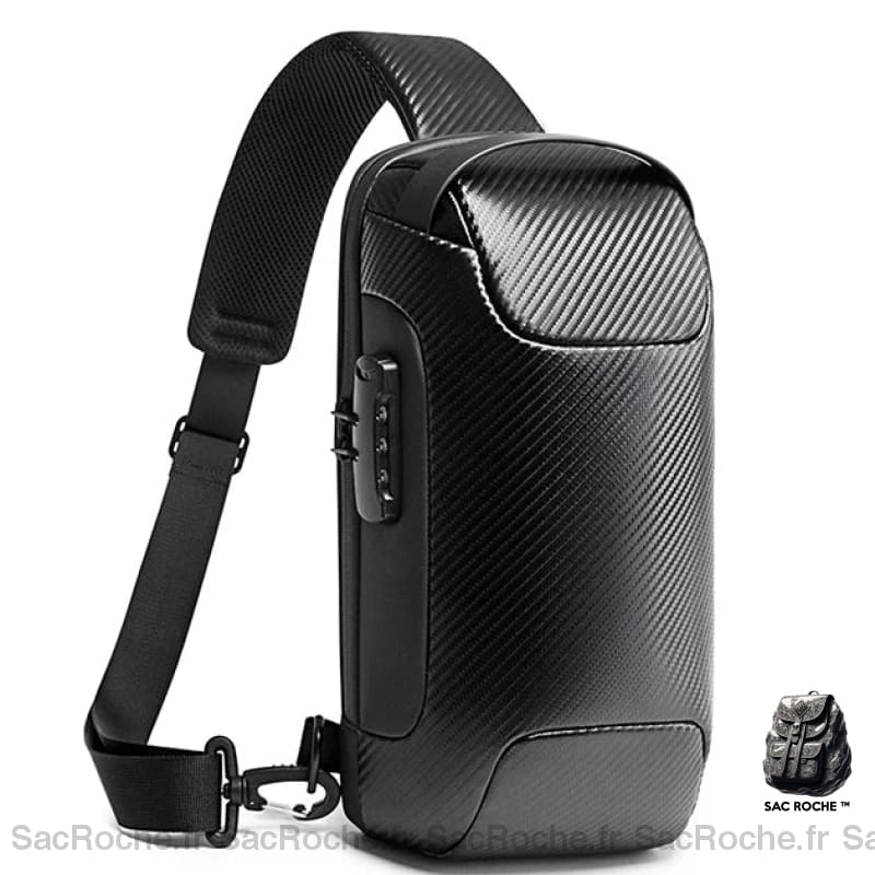 Sac Antivol Bandoulière Homme Sécurisé Carbone Sacs Bange