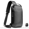 Sac Antivol Bandoulière Homme Sécurisé Gris Sacs Bange