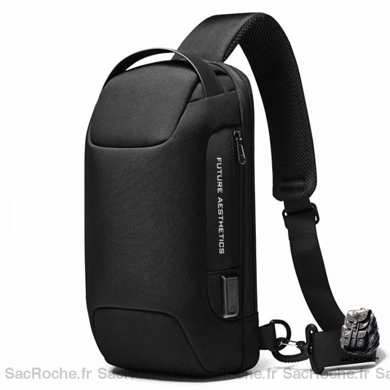 Sac Antivol Bandoulière Homme Sécurisé Noir Sacs Bange