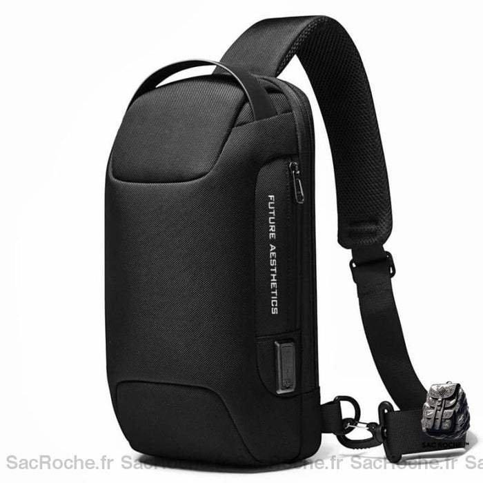 Sac Antivol Bandoulière Homme Sécurisé Noir Sacs Bange
