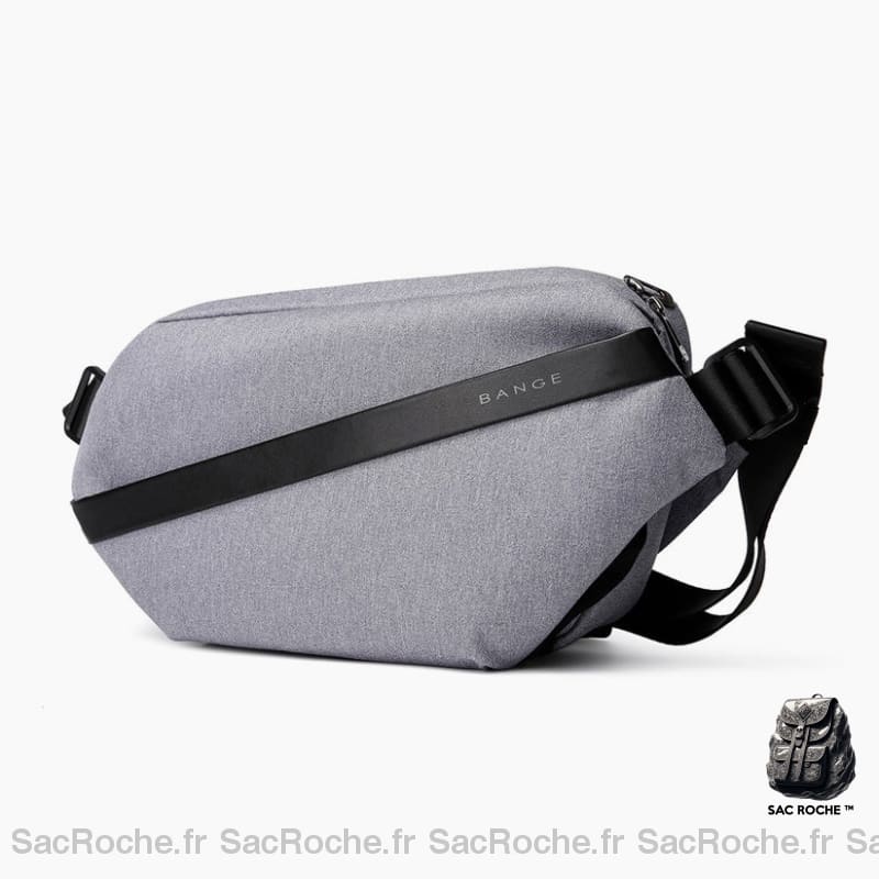Sac Banane Bange Idol Gris Clair Sacoche Homme
