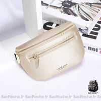 Sac Banane Cuir Rétro Look - modèle Doré - Sac Roche ™