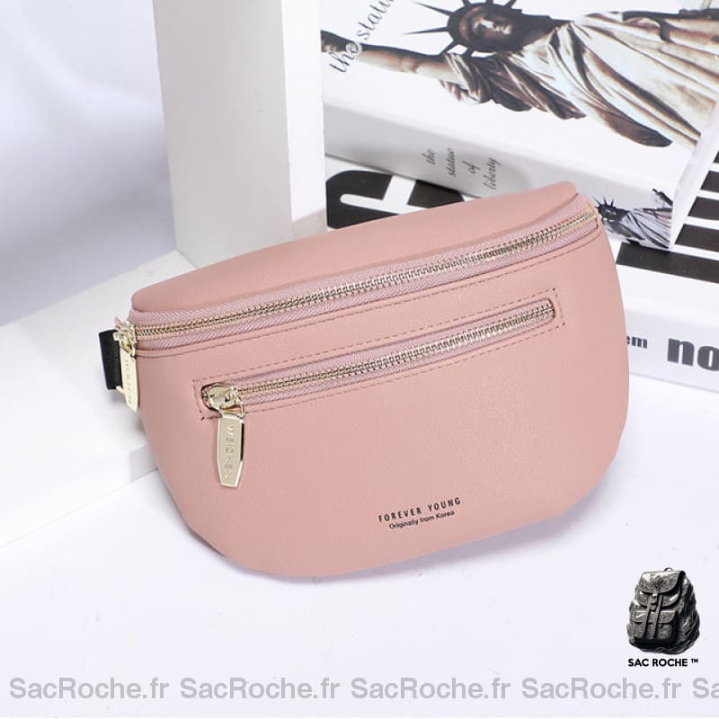 Sac Banane Cuir Rétro Look Pochette Femme