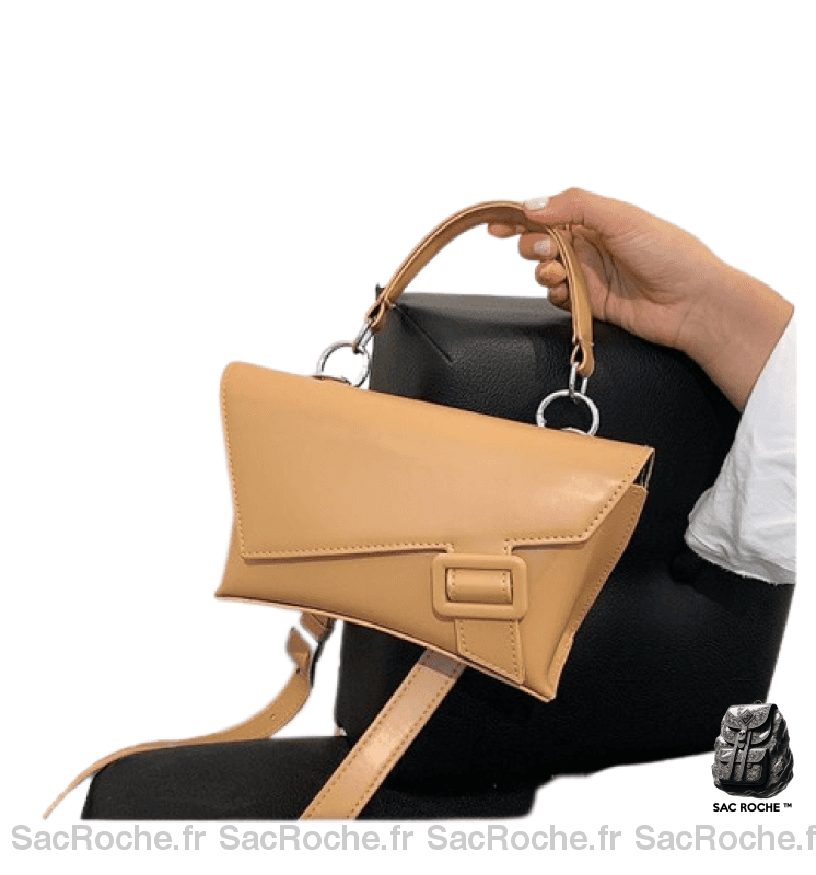 Sac Banane Femme Cuir Mode Kaki / 18X12X7Cm À Main