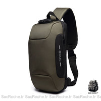 Sac bandoulière antivol sécurisé - modèle Vert / L - Sac Roche ™