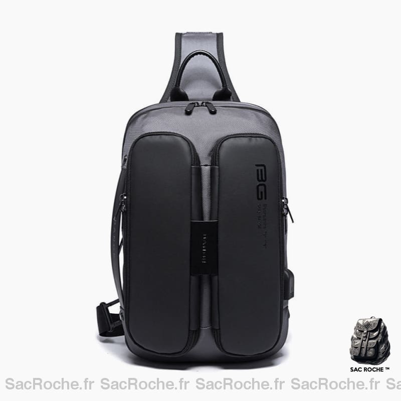 Sac Bandoulière Bange Acapulco Gris Sacoche Homme