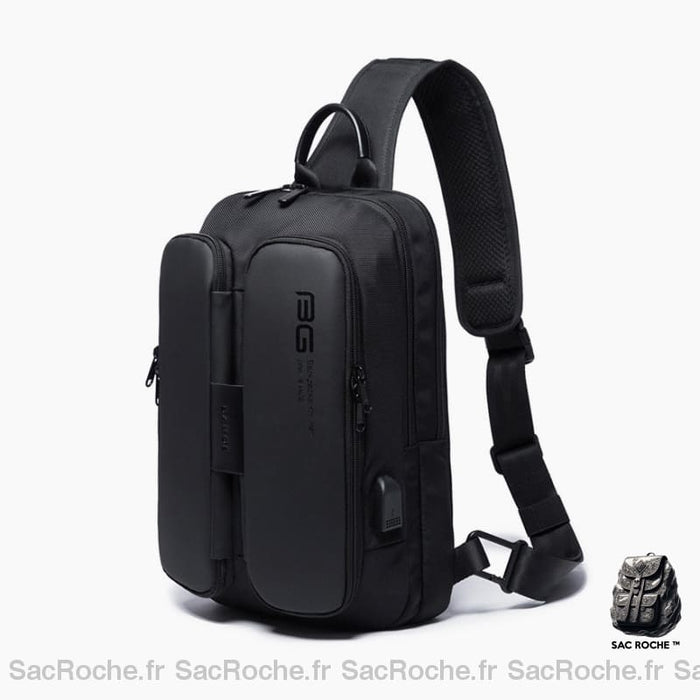 Sac Bandoulière Bange Acapulco Noir Sacoche Homme